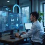 Male working on OpenClaw Agentic AI Security in office environment