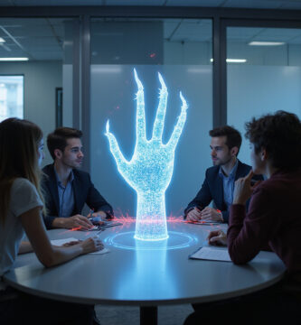 OpenClaw CVEs discussion around holographic projection in office