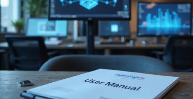 OpenClaw DLP 2026 user manual in advanced tech office setting.