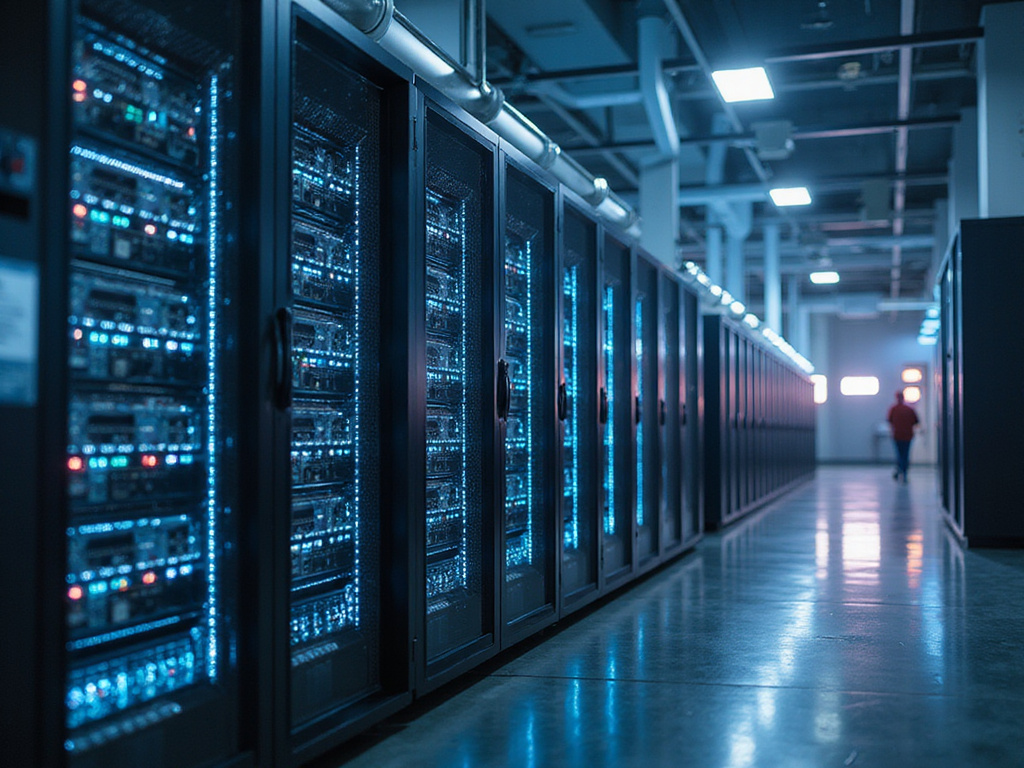 Futuristic OpenClaw Enterprise Deployment Security in modern city setting