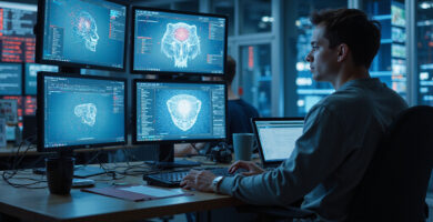 OpenClaw Security Monitoring Tools in a high-tech hub