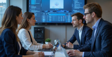 Diverse team discussing OpenClaw SOC 2 Compliance in tech-driven environment