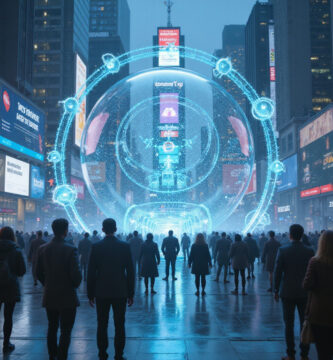 Futuristic OpenClaw vs AutoGPT Security concept in a tech city setting